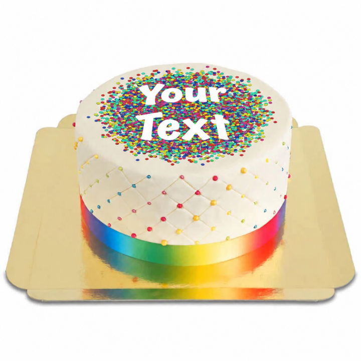 Deluxe Confetti Cake