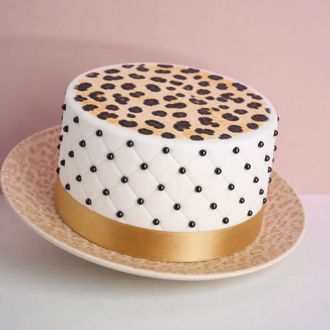 Leopard Print Deluxe Cake