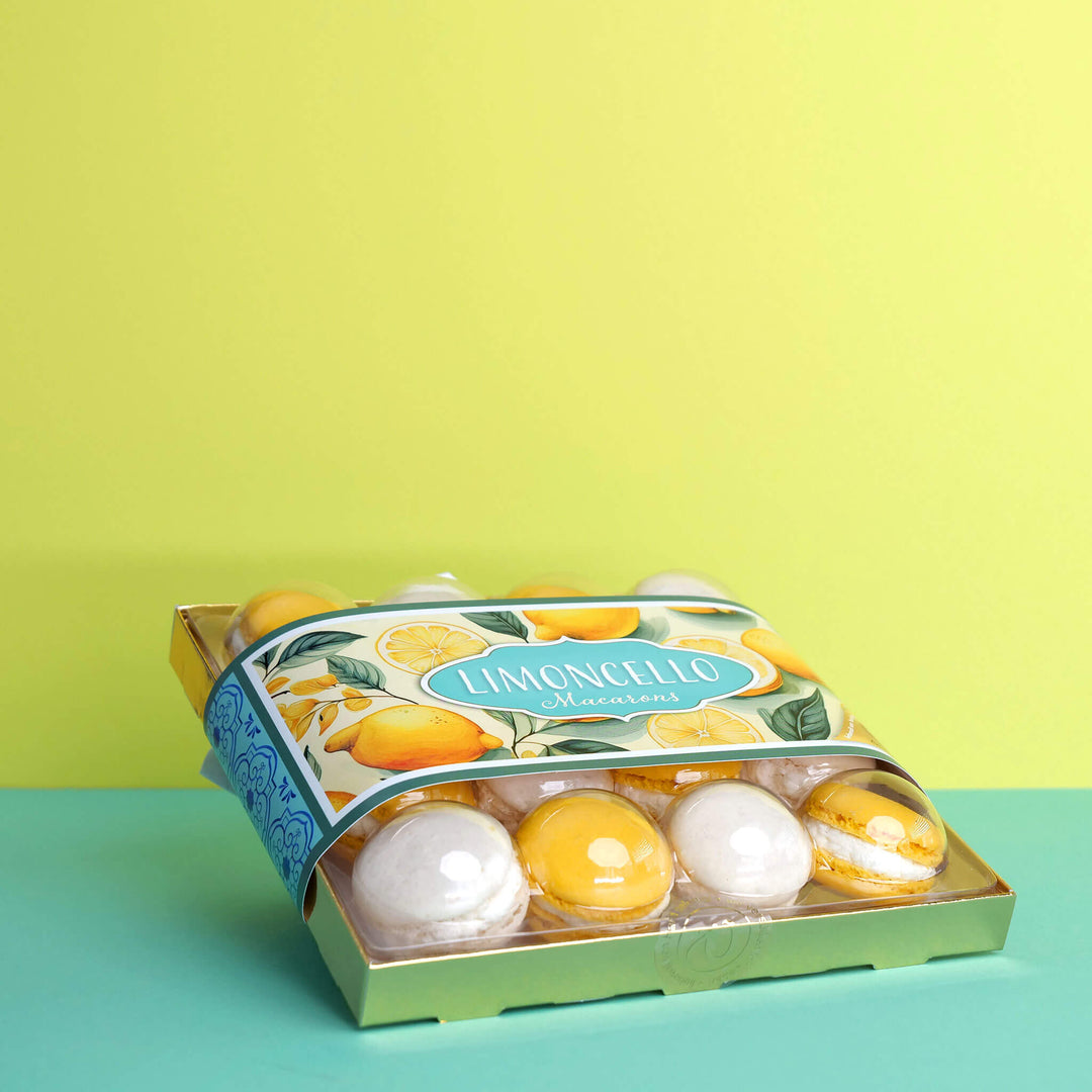 Limoncello Macarons (16 pieces)