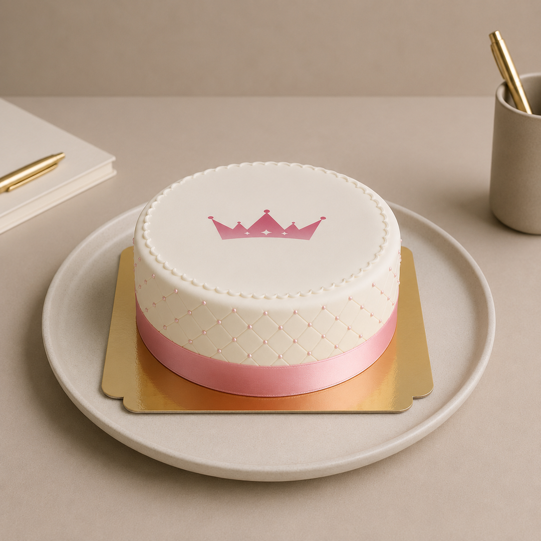 Deluxe Logo Cake – double height