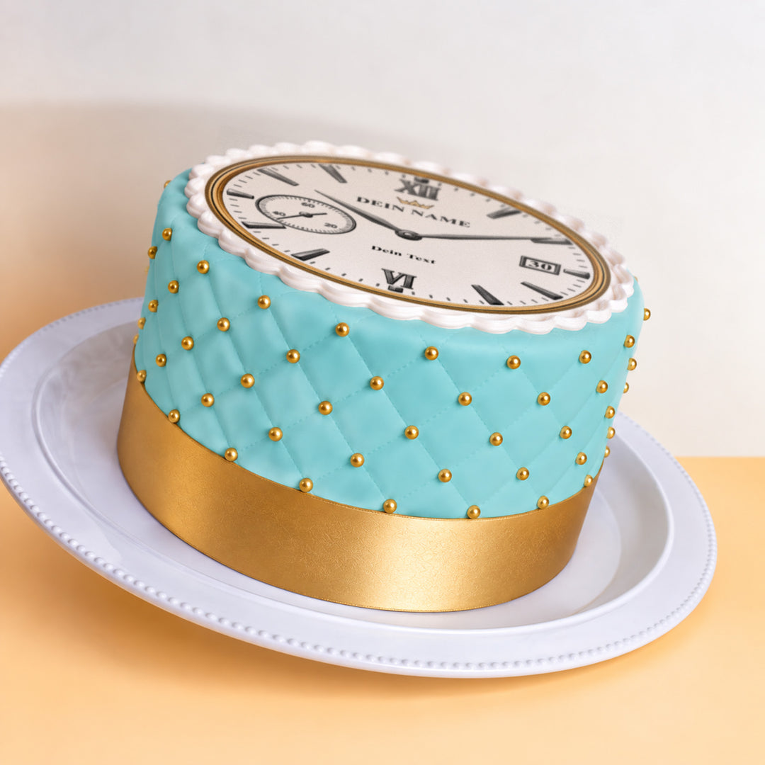Luxury Watch Cake Deluxe, blue