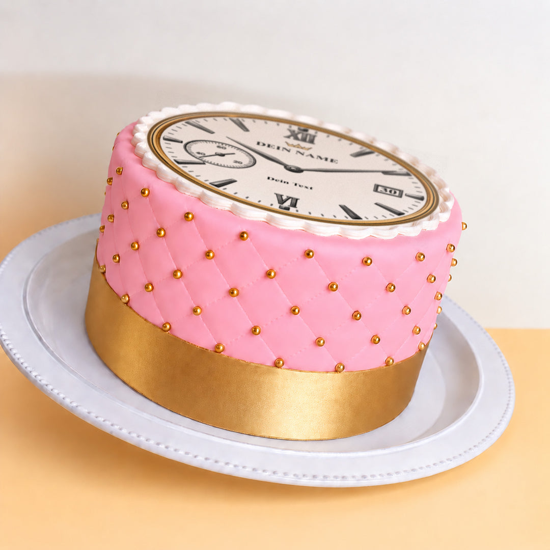Luxury Watch Cake Deluxe, pink