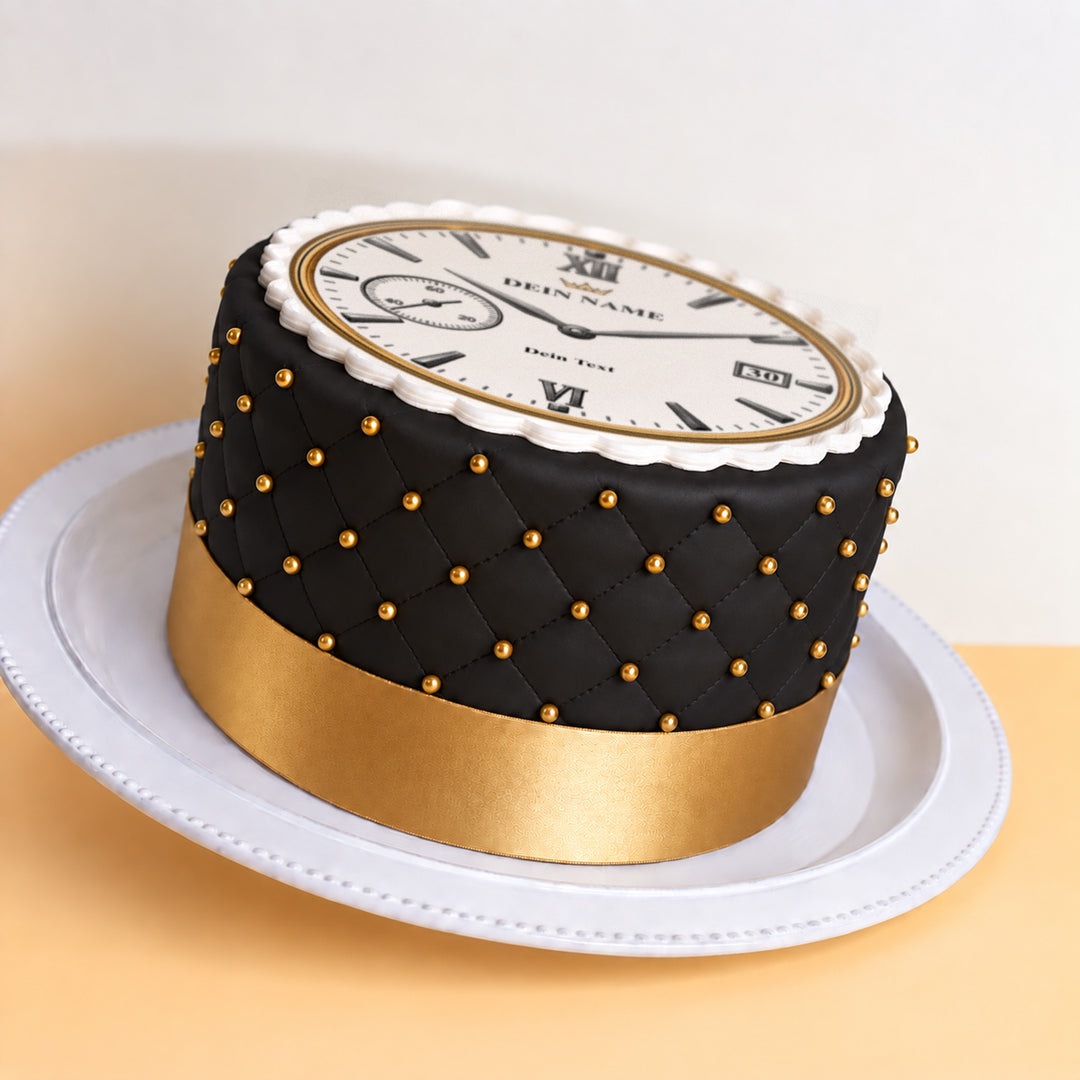 Luxury Watch Cake Deluxe, black