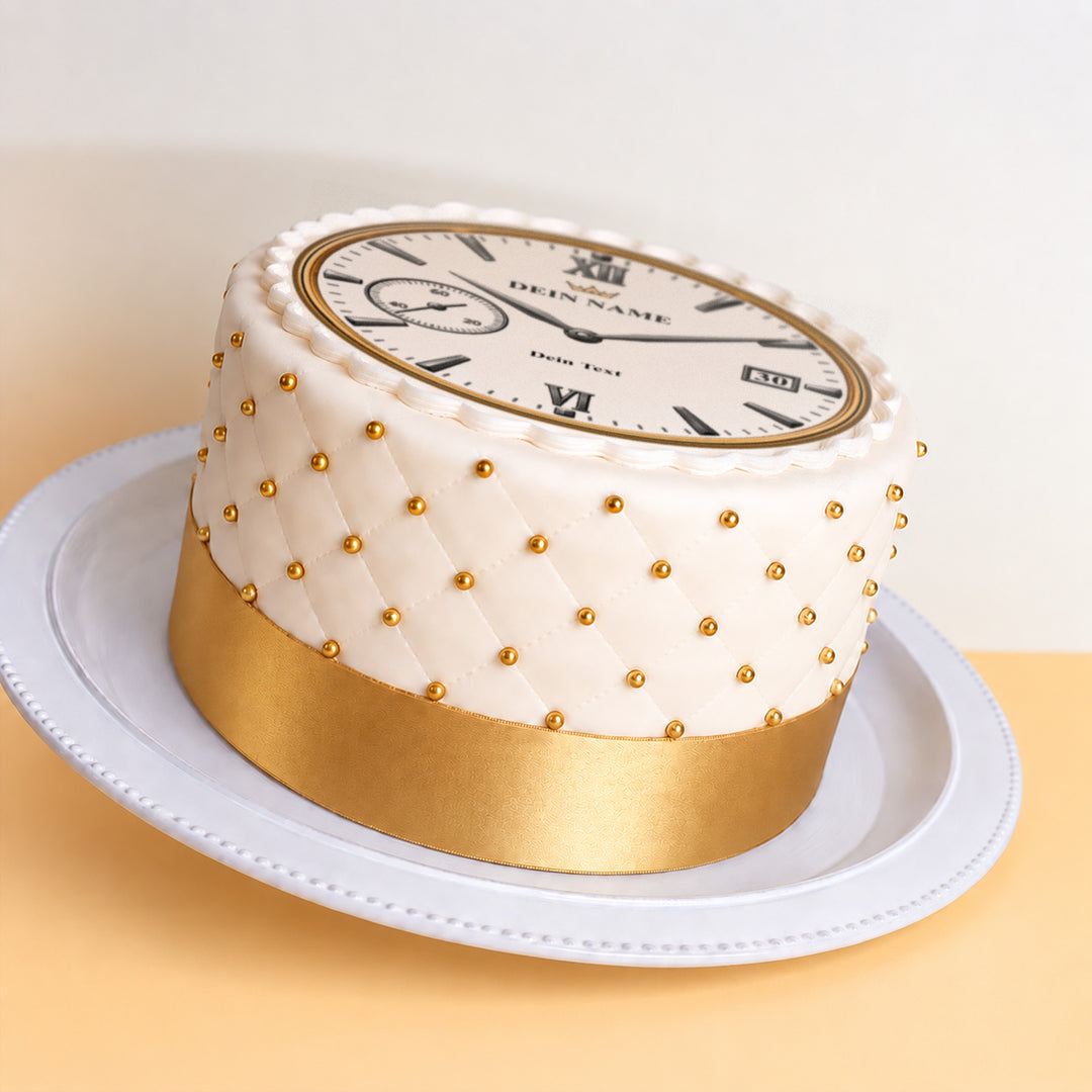 Luxury Watch Cake Deluxe, white