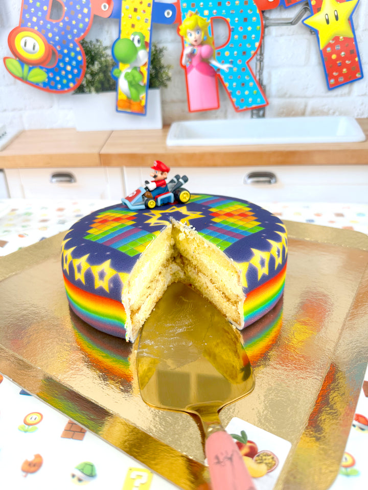 Mario Kart® on Star Track Cake