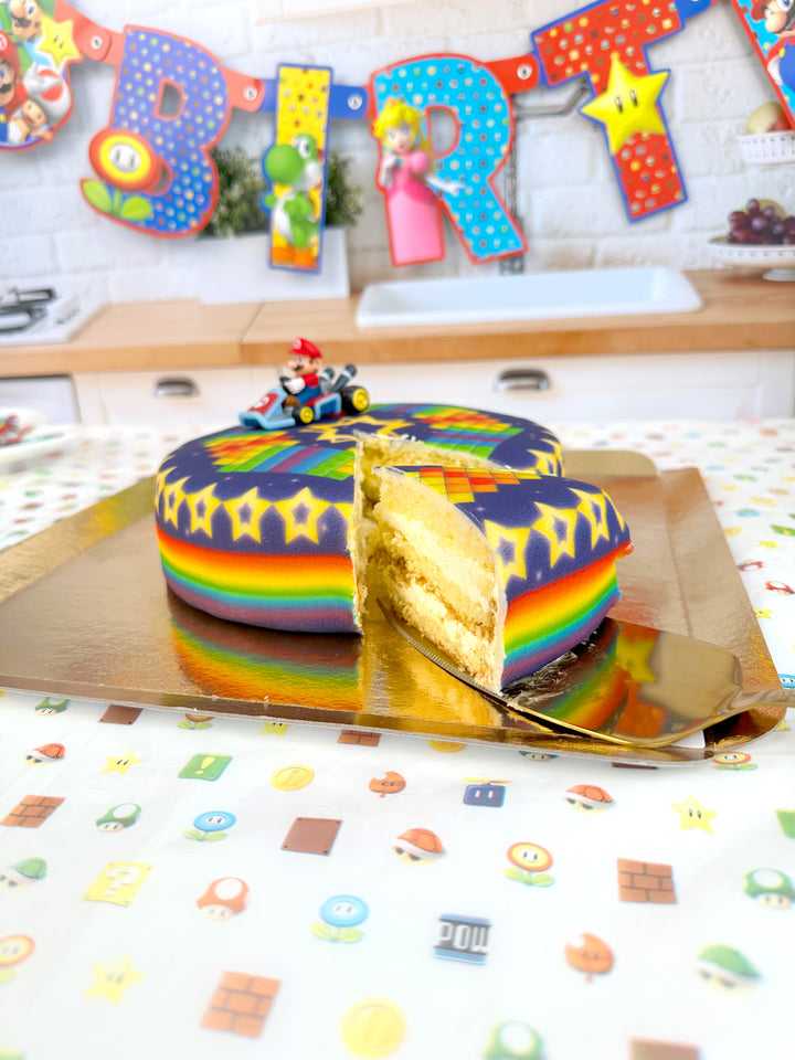 Mario Kart® on Star Track Cake
