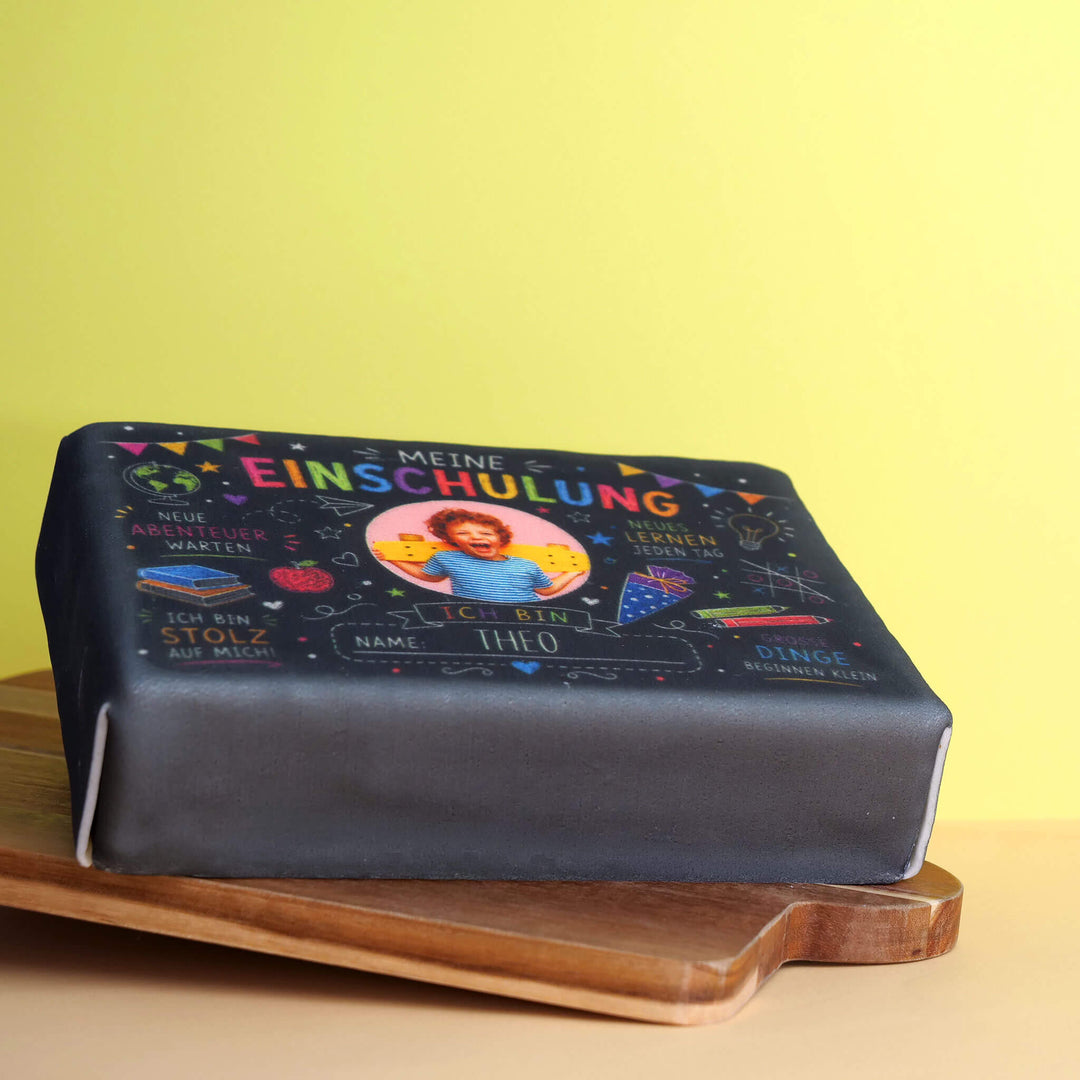 My First Day at School Photo Cake DE