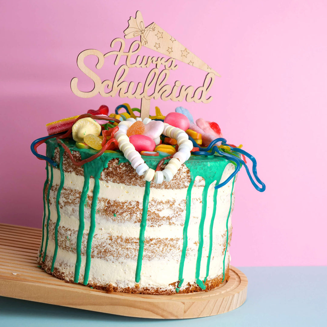 Naked Cake Einschulung