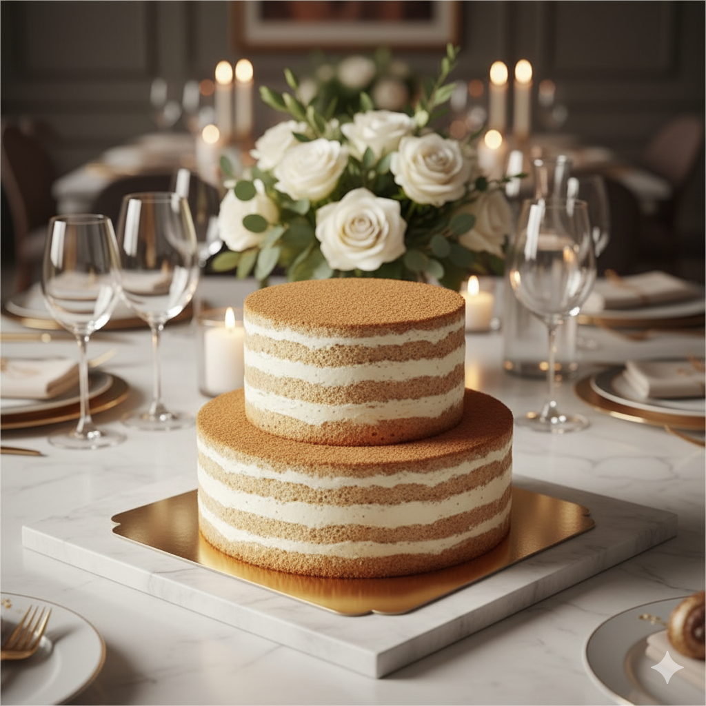 Naked Cake Vanilla/Raspberry - various sizes
