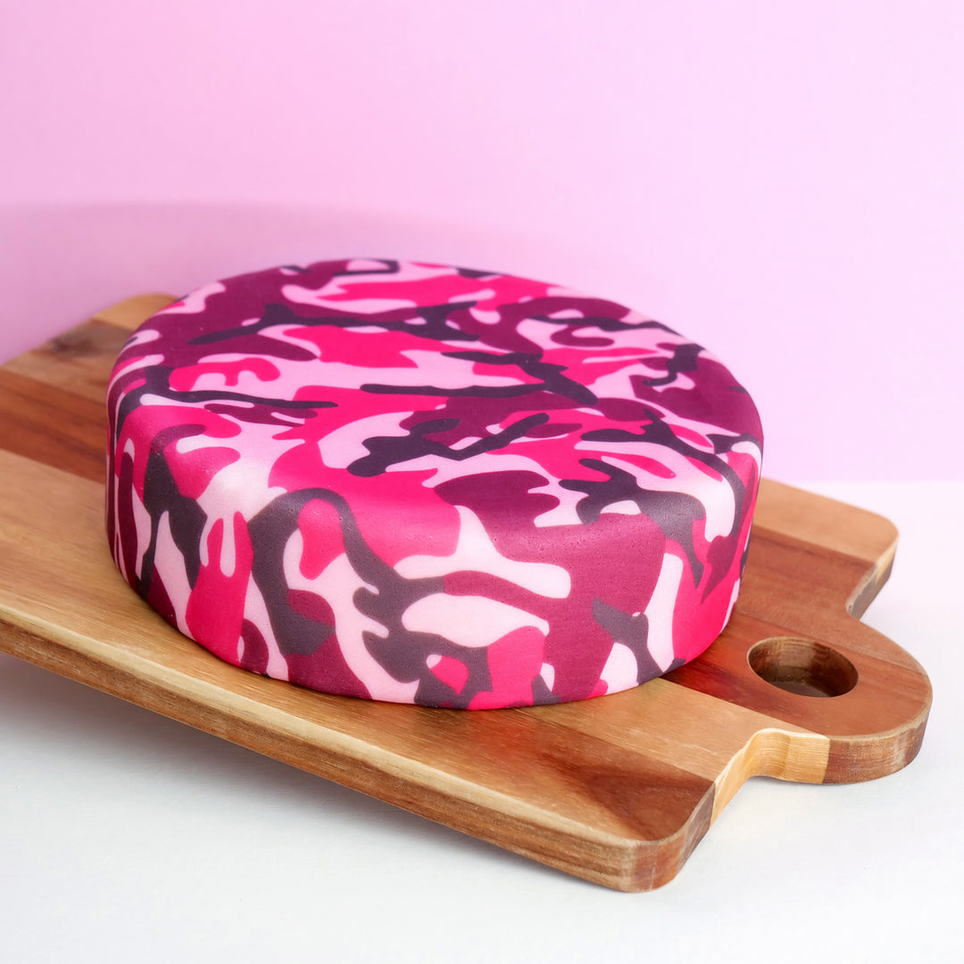 Pink Camouflage Cake