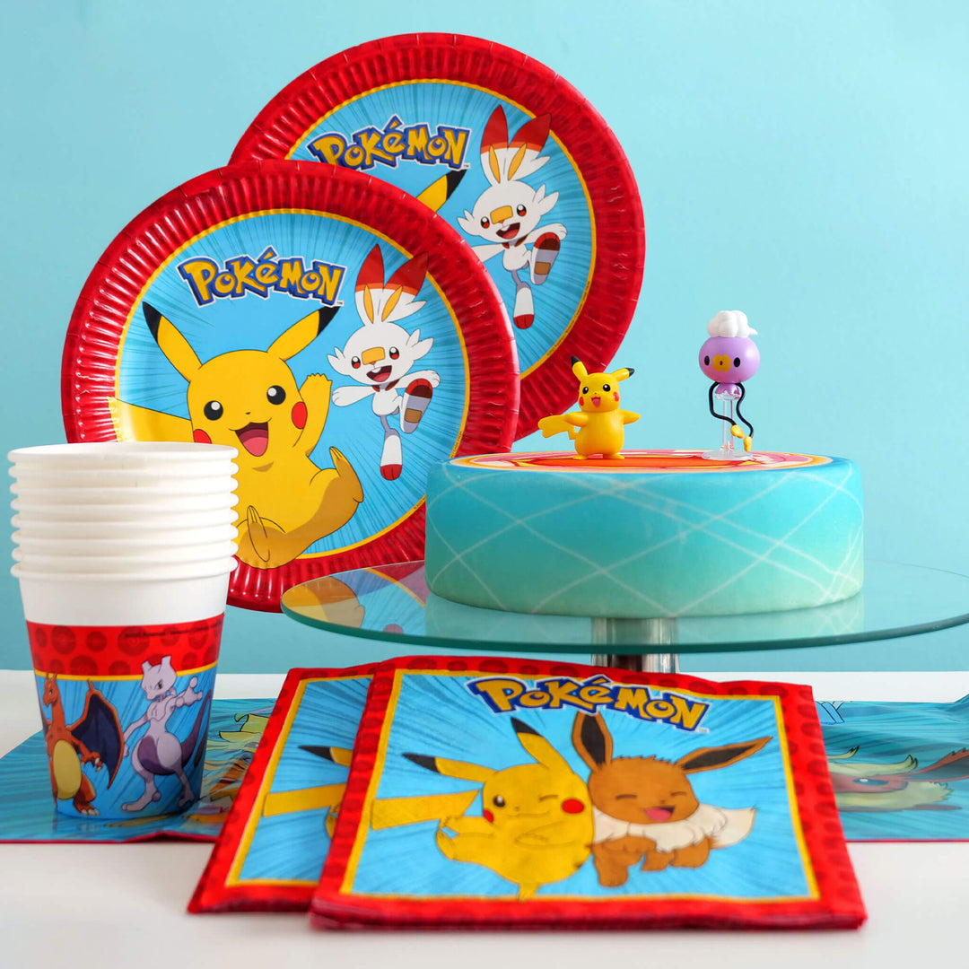 Pokémon® party set incl. cake