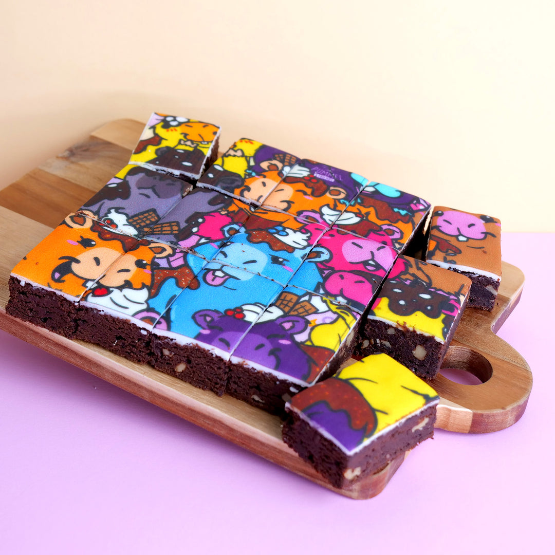 15 Capybara Hidden Object Brownies – Chubby Unicorn