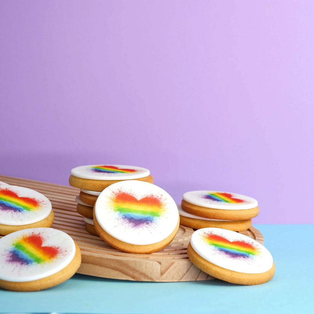 Rainbow biscuits (12 pieces)