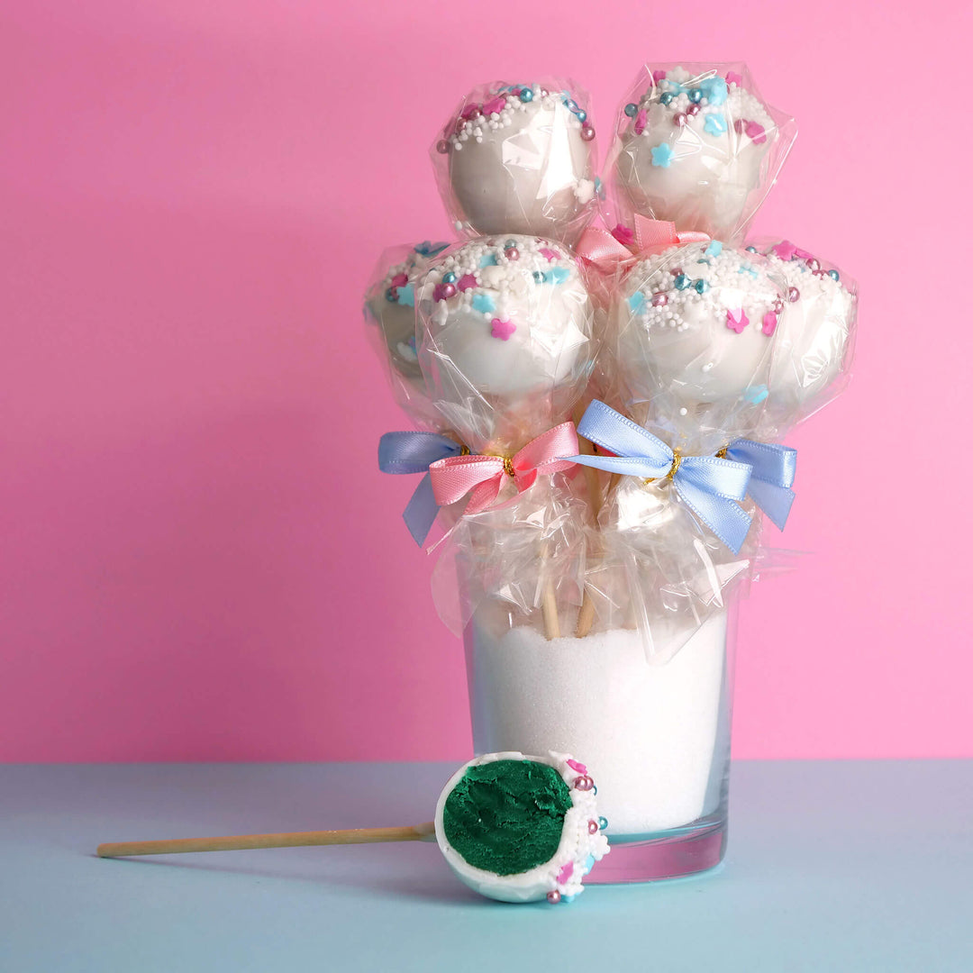 SURPRISE Gender Reveal Cake Pops "It's a Boy" (12 pieces)