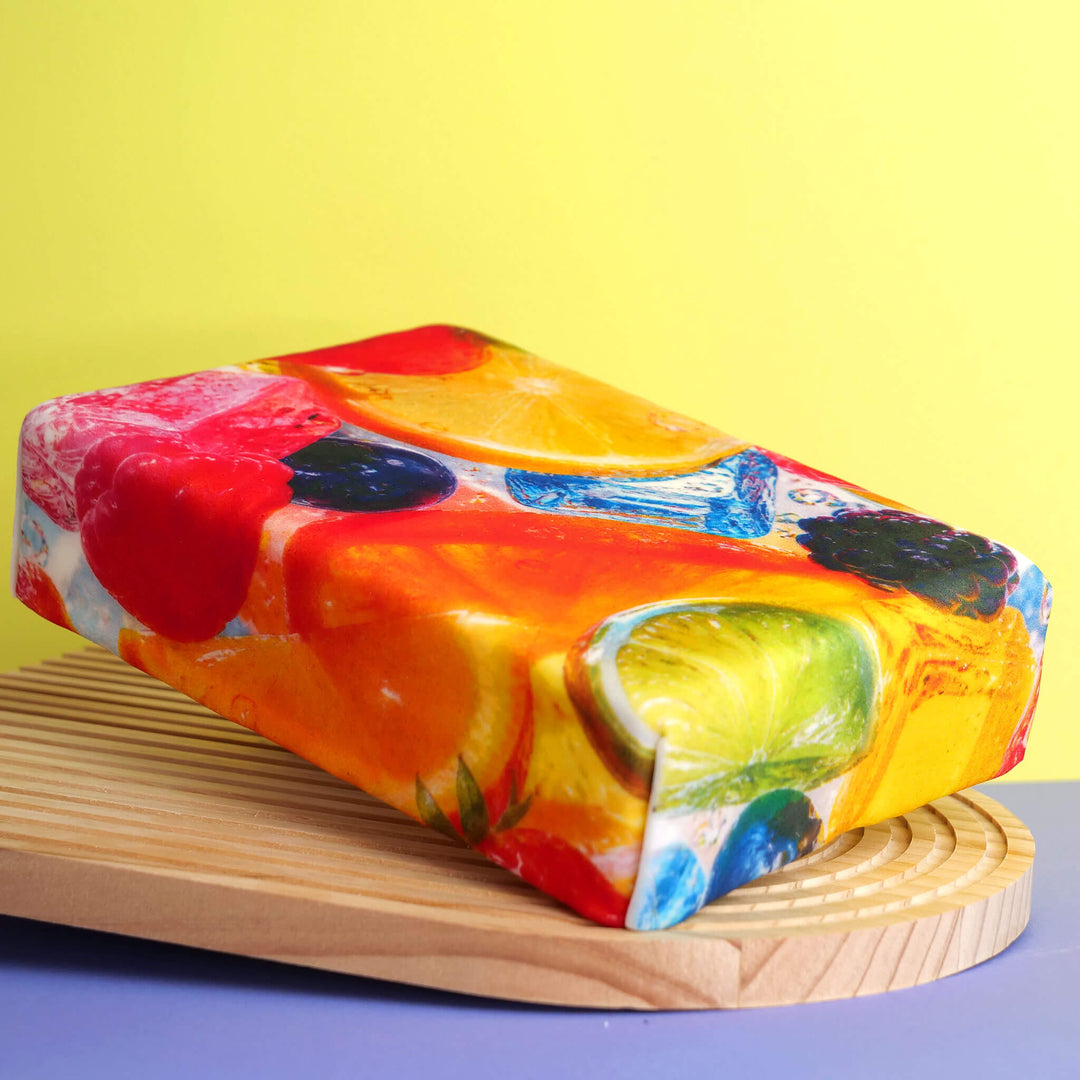 Summer fruit salad cake