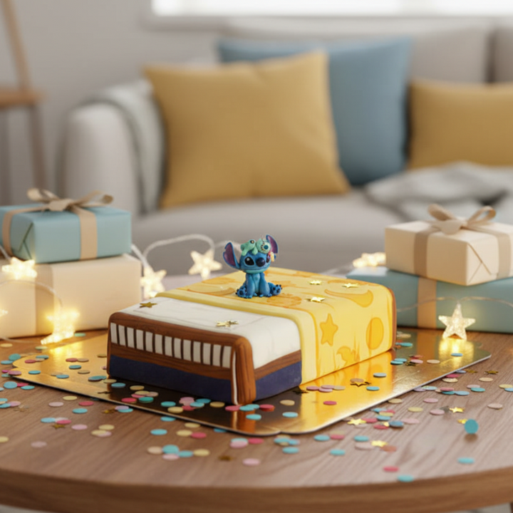 Stitch® with Schrulle on Bed Cake