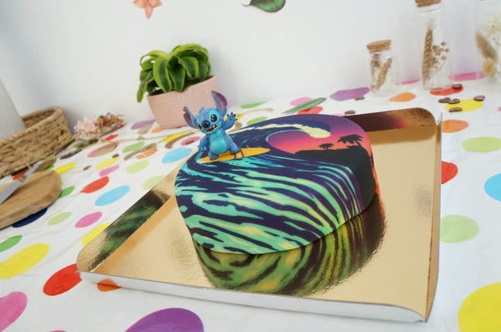 Stitch® on a Surfer Cake