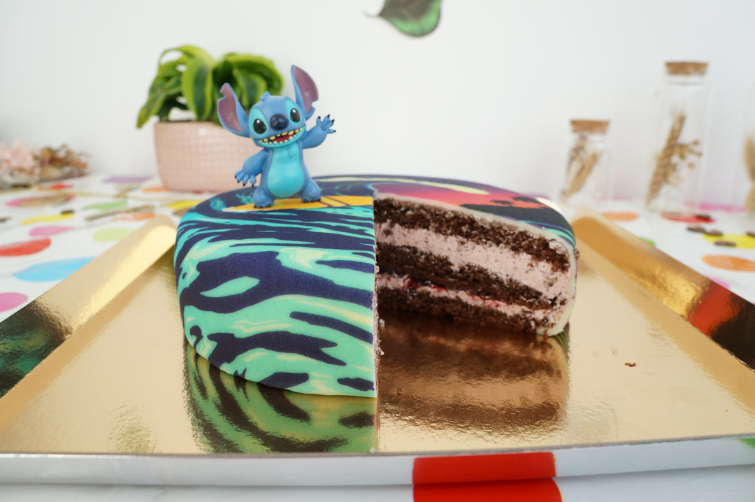 Stitch® on a Surfer Cake