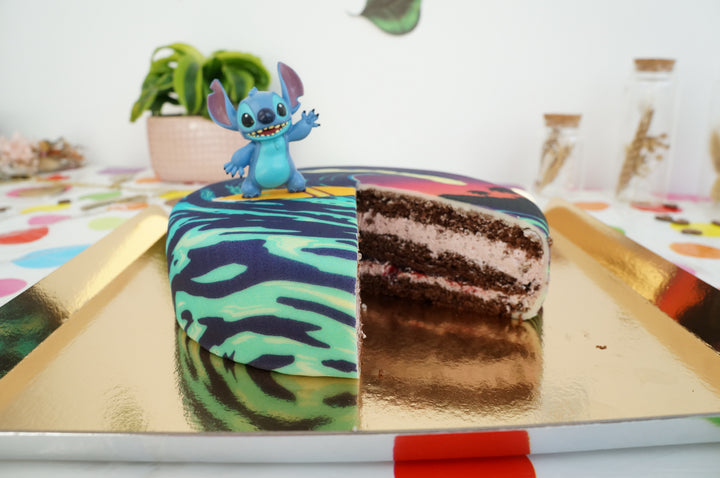 Stitch® on a Surfer Cake