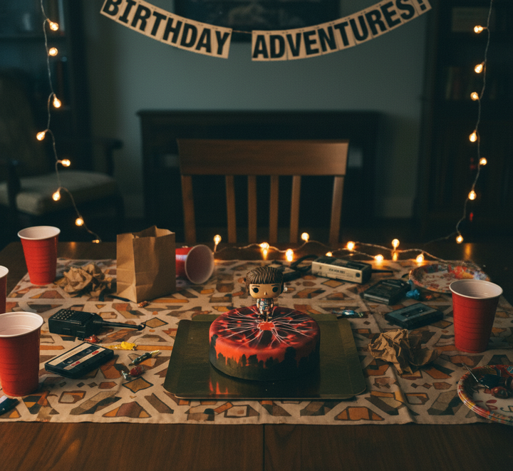 Stranger Things® figure on Phenomenon cake