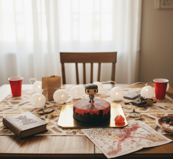 Stranger Things® figure on Phenomenon cake