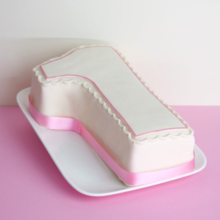 Number cake, various colours