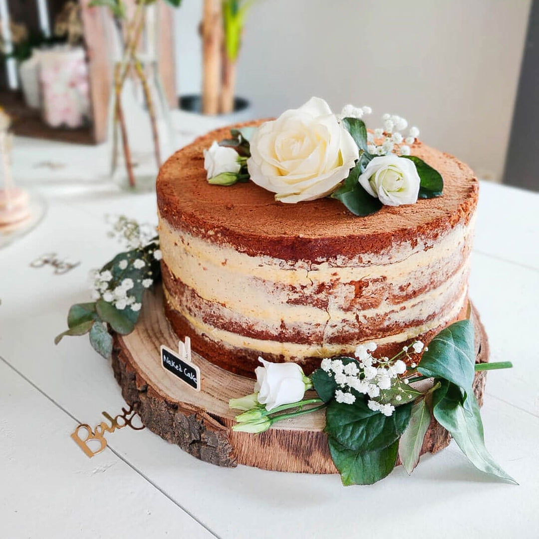 Naked Cake Vanilla/Raspberry - various sizes