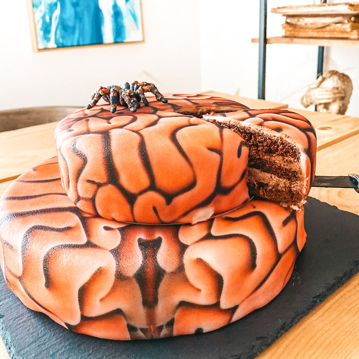 Halloween Brain Cake