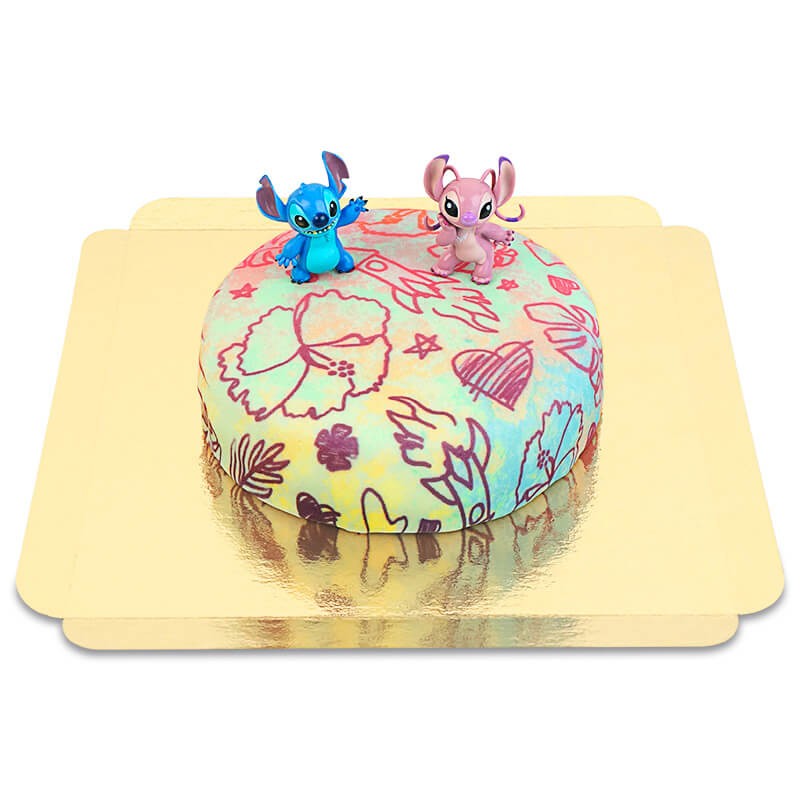 Angel & Stitch® on cake