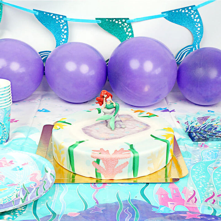Mermaid party set incl. cake