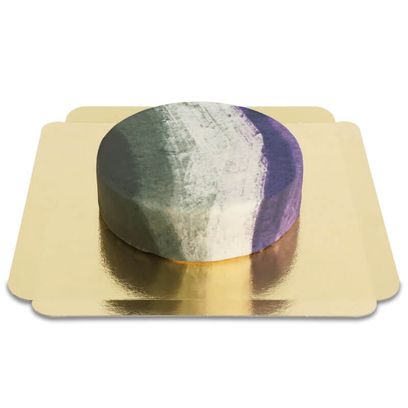Asexual Flag Cake
