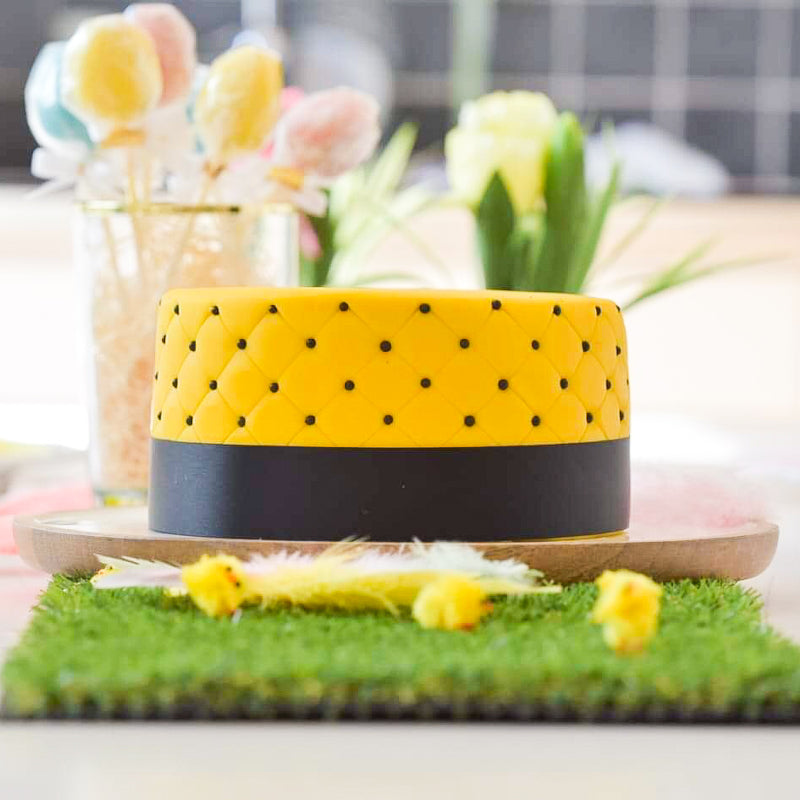 Yellow Deluxe Cake - double height