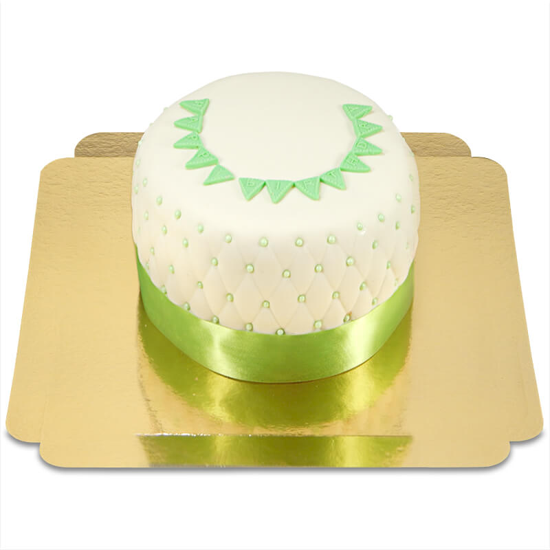Happy Birthday Deluxe Cake – GREEN – Double Height