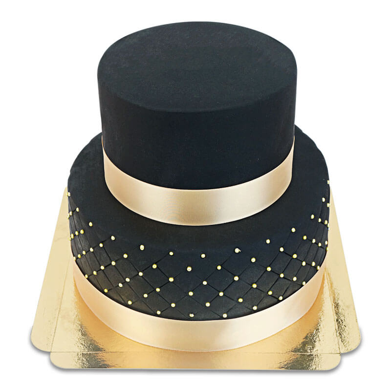 Black Wedding Cake