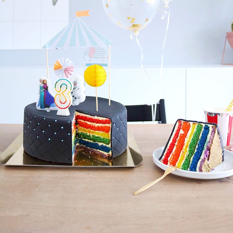 Black Deluxe Cake – double height