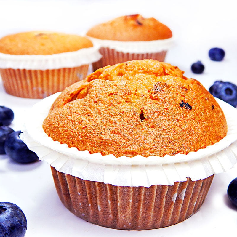 Blueberry muffins, 9 pieces