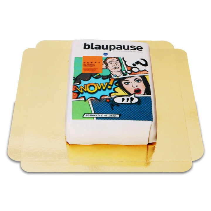 Rectangular logo cake
