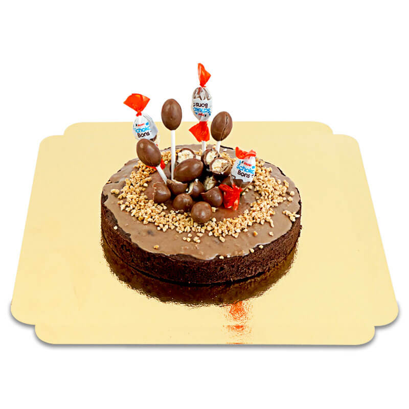 Brownie Cake with Kinder Choco Bons®