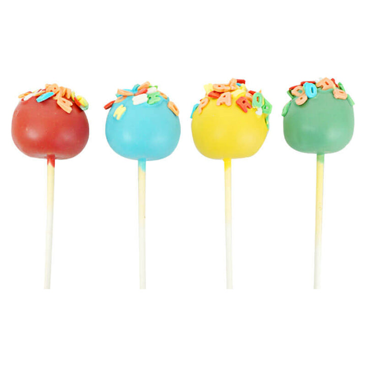 Colourful Letter Cake Pops (12 pieces)