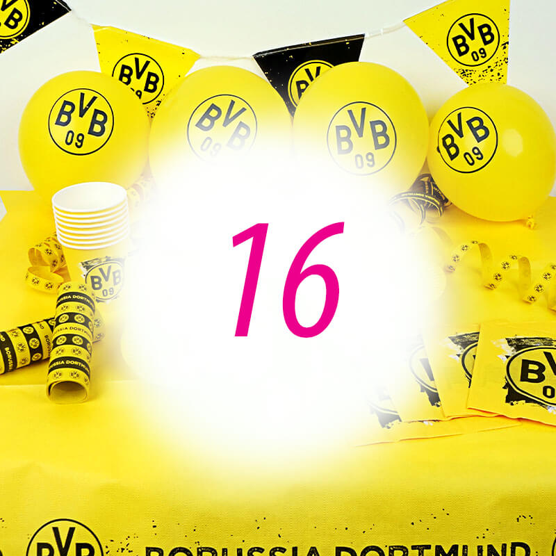 BVB Party Set for 16 people – without cake