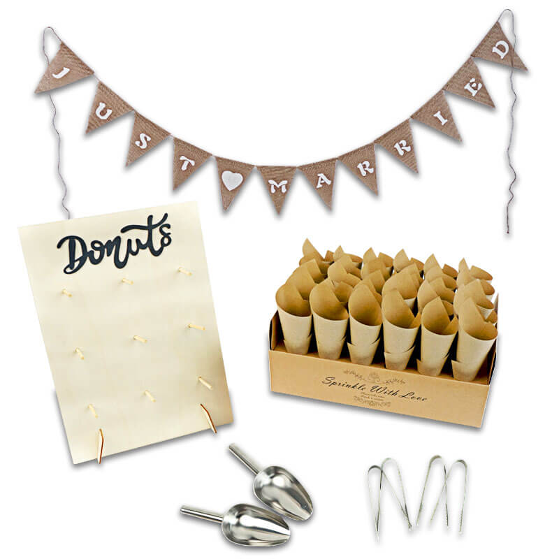 "Just Married" Candy Bar Set