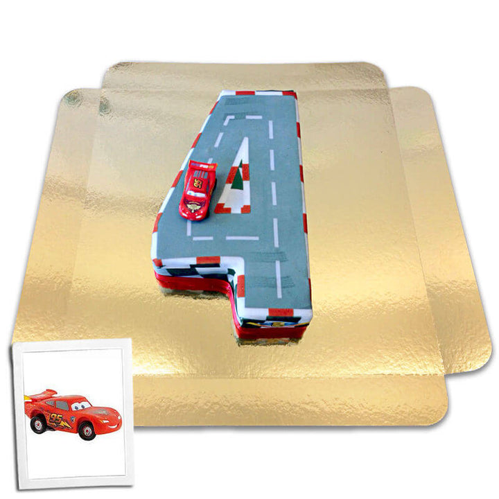 Cars® Number Cake No. 4