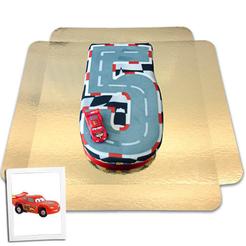 Cars® Number Cake No. 5