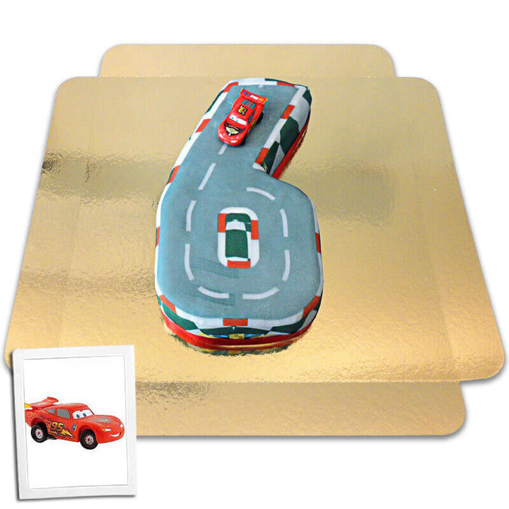 Cars® Number Cake No. 6