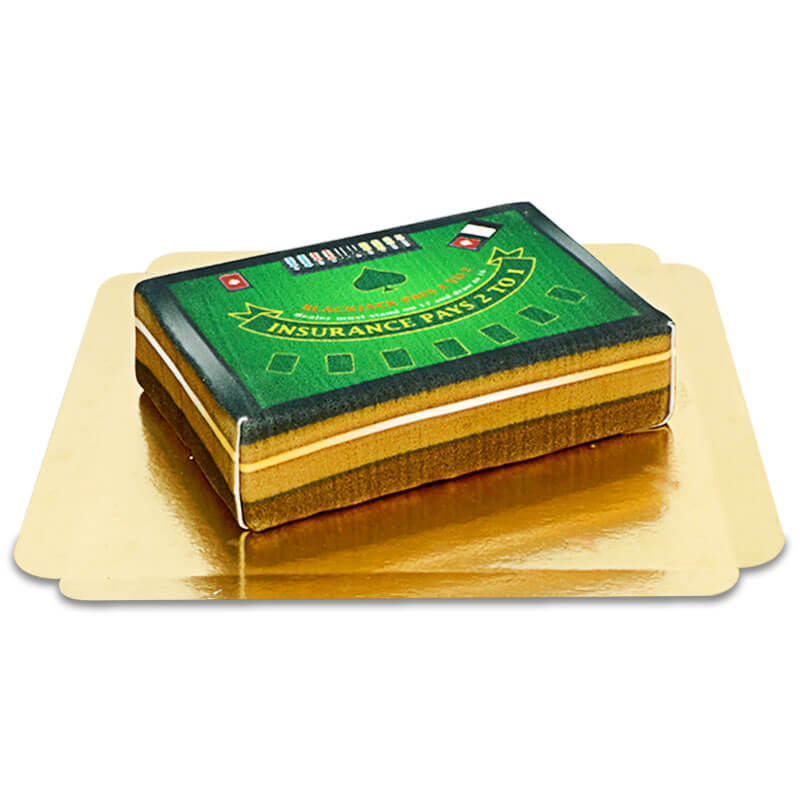 Casino Blackjack Cake