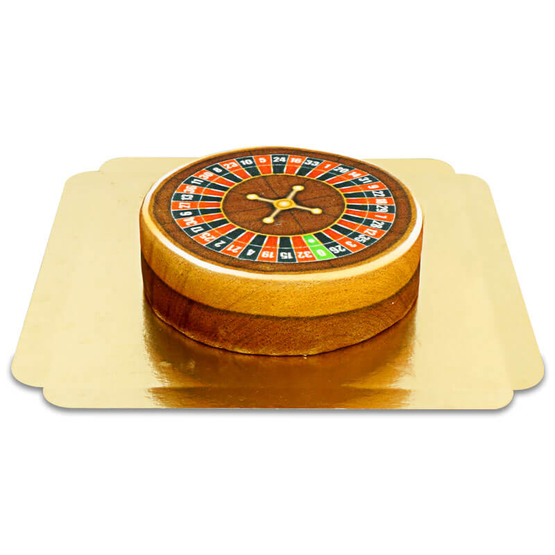 Casino Roulette Cake