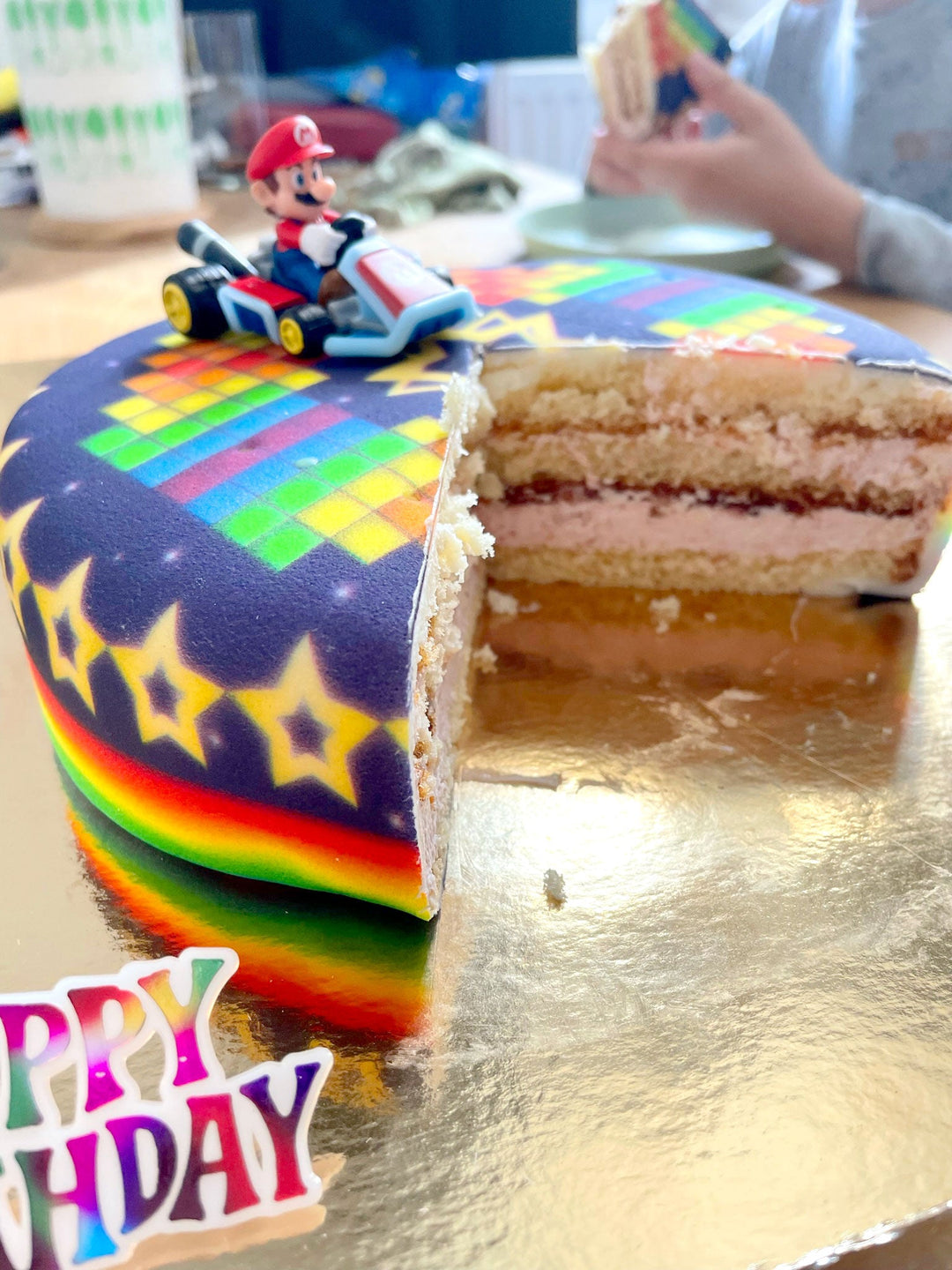 Mario Kart® on Star Track Cake