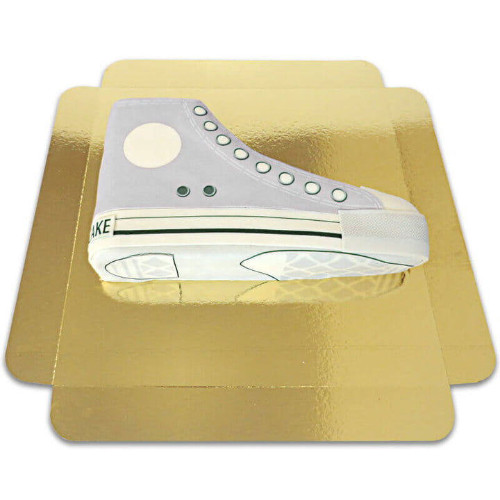 Grey sneaker cake