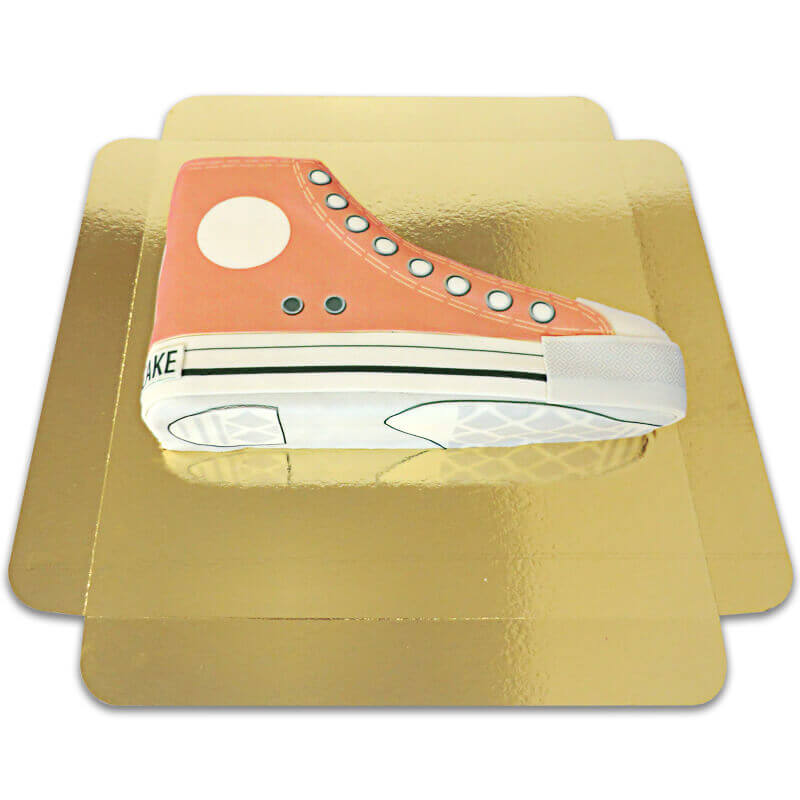 Orange Sneaker Cake