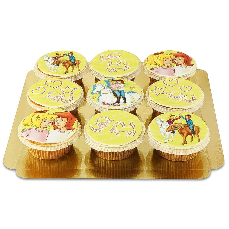 Bibi & Tina Cupcakes, 9 pieces